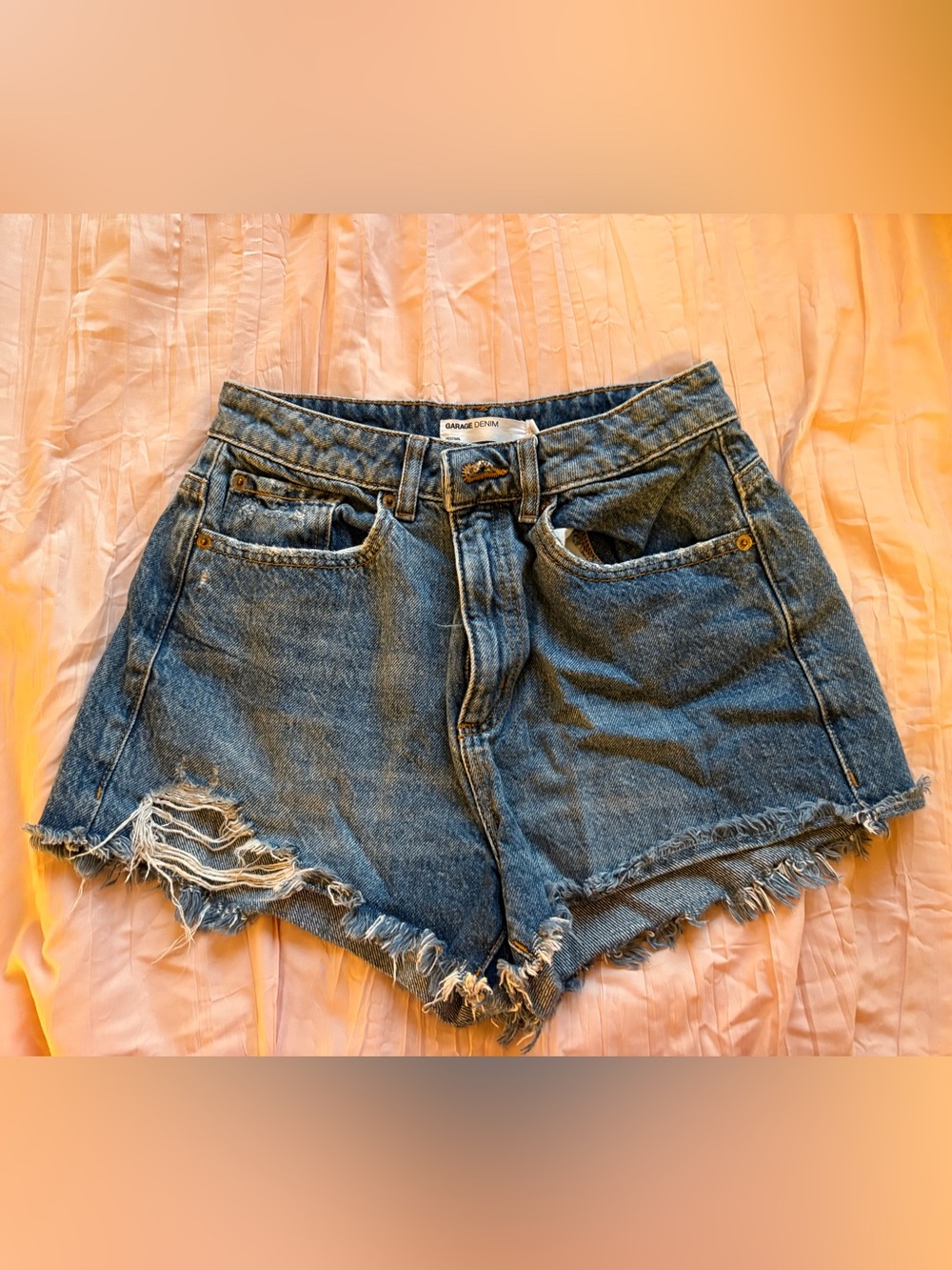 Garage High-Rise Denim Shorts